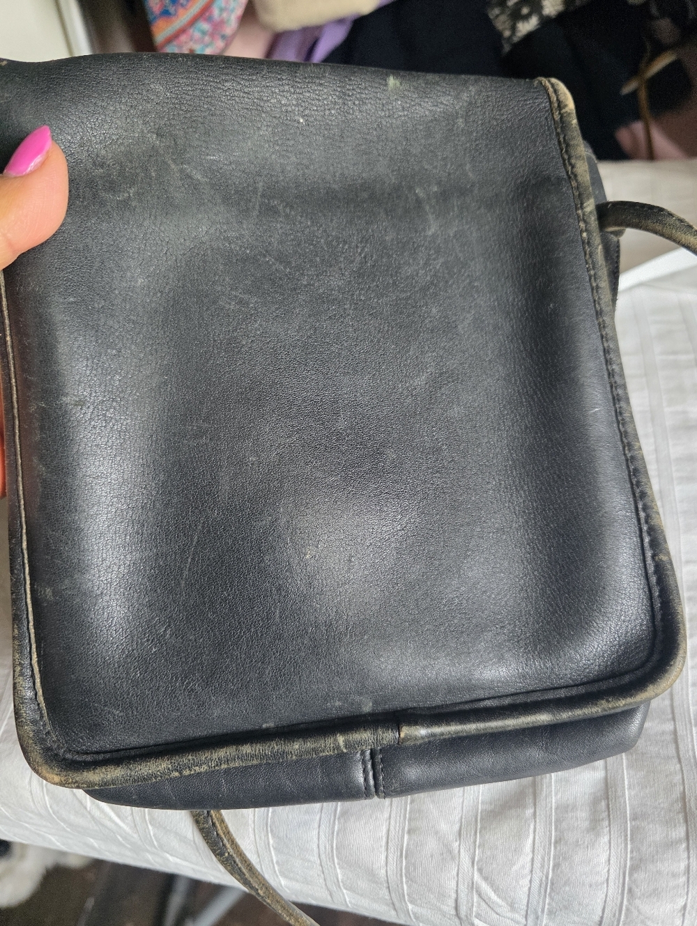 Vintage Coach Crossbody - black - Picture 7 of 9